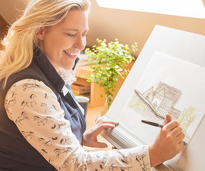 043 23 07 b Helen Needham Oakwrights Banner Block