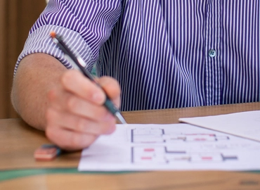 Team member providing planning permission support