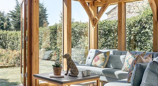 Light filled garden room complements Grade II listed home in West Yorkshire thumbnail