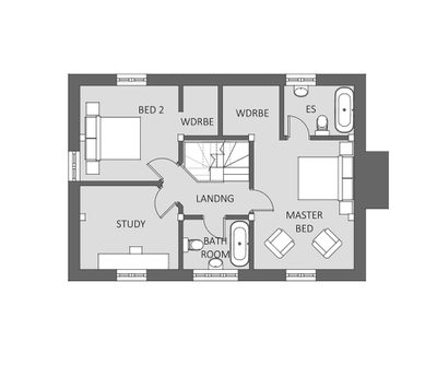 Hatfield Plot2 Aconbury First Floorplan content