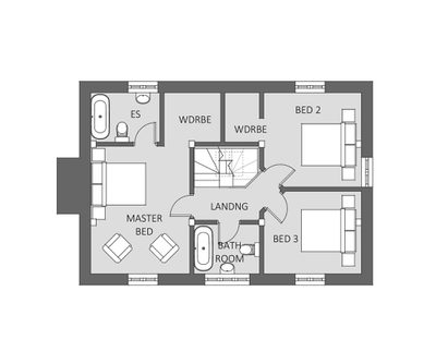 Hatfield Plot3 Aconbury First Floorplan content