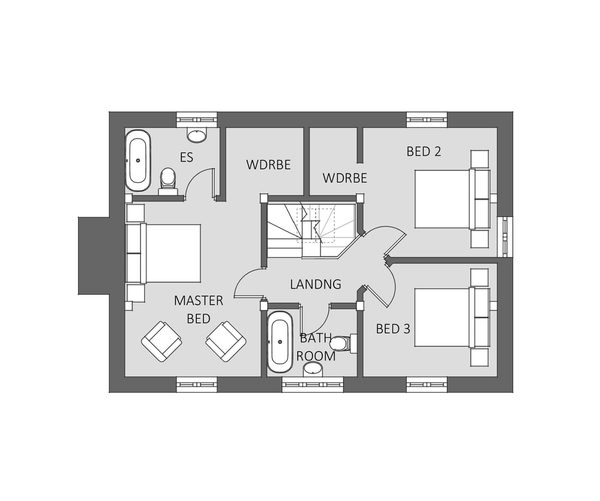 Hatfield Plot3 Aconbury First Floorplan content