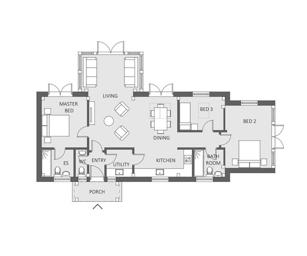 Hatfield Plot4 Clout 2318 Floorplan 3 bedrooms content
