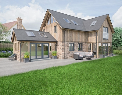 Primary View South Elevation