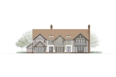1580 Elevation Rear Oakwrights web