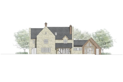 1868 Elevation Rear Oakwrights web