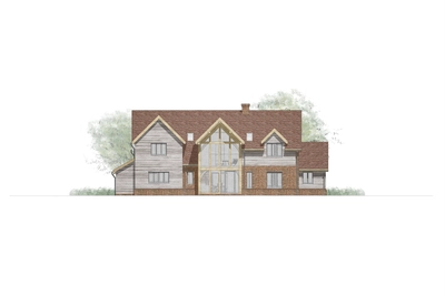 2030 Elevation Front Oakwrights web