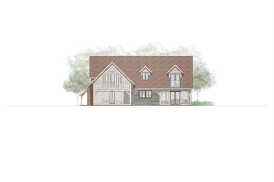 1860 Elevation Rear Oakwrights web