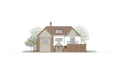 2206 Elevation Front Oakwrights web