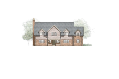 2022 Elevation Front Oakwrights web