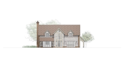 2424 Elevation Rear Oakwrights web
