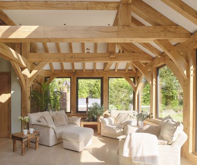 lounge area inside orangery