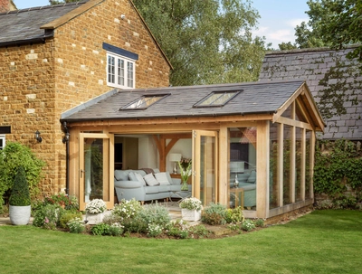 Oak garden room