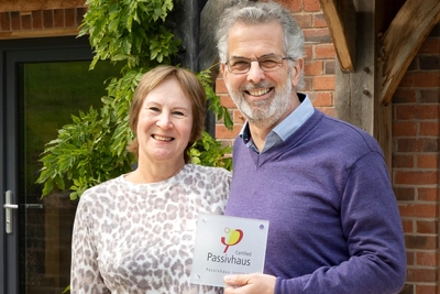 homeowners with Passivhaus certification