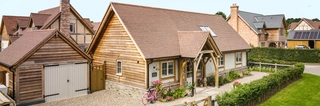 Single storey oak-framed home