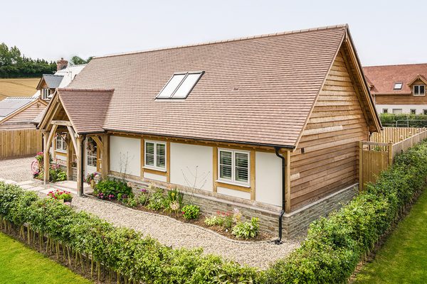 a single storey oak home
