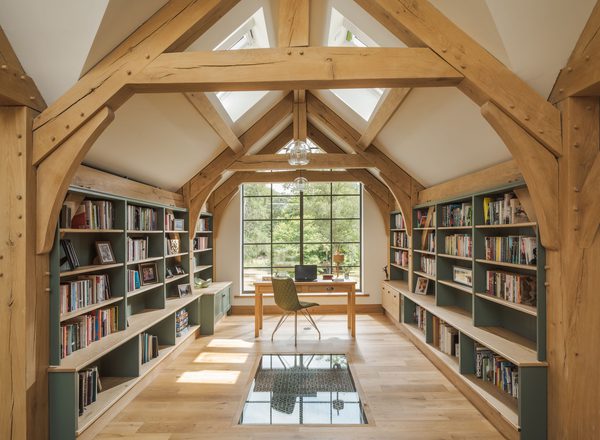 Oak framed home office