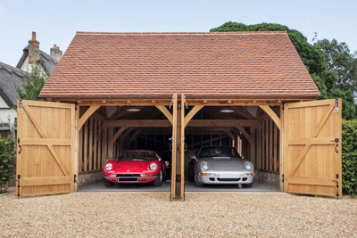 Single storey oak frame