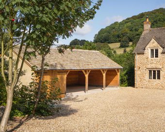 A single storey garage