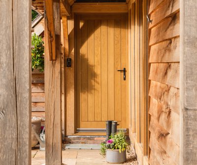 Oak front door