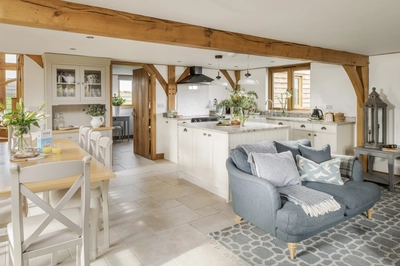 Kitchen and living area